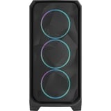 Fractal Design Meshify 3 XL RGB big tower behuizing Zwart | 2x USB-A | 1x USB-C | RGB | Tempered Glass