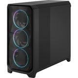 Fractal Design Meshify 3 XL RGB big tower behuizing Zwart | 2x USB-A | 1x USB-C | RGB | Tempered Glass