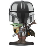 Funko Pop! Star Wars: 10 inch Mandalorian with chrome armour