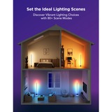 Govee Floor Lamp 2 Zwart, 2,4GHz wifi, Bluetooth