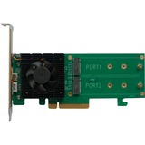 HighPoint SSD6202 PCIe 3.0 x8 2-Port M.2 NVMe raid-kaart 