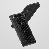 Iqunix OG80 Dark Side Wireless Mechanical Keyboard Zwart, US lay-out (QWERTY), Gateron Red, 80% (TKL)	, RGB leds, Hot-swappable, PBT, 2.4GHz | Bluetooth 5.1 | USB-C