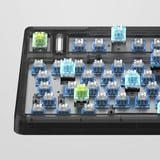 Iqunix OG80 Dark Side Wireless Mechanical Keyboard, gaming toetsenbord Zwart, US lay-out, Gateron Red, RGB leds, 80% (TKL), Hot-swappable, PBT, 2.4GHz | Bluetooth 5.1 | USB-C
