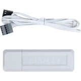 Lian Li UNI FAN SL120 LCD Wireless Reverse Blade case fan Wit, 3 stuks, 4-pin PWM fan-connector