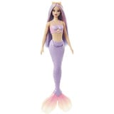 Mattel Barbie Dreamtopia - Zeemeerminpop - Lila haar en een paarse staart 