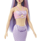 Mattel Barbie Dreamtopia - Zeemeerminpop - Lila haar en een paarse staart 