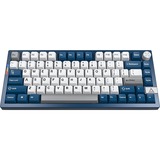 Montech Mkey Pro Freedom RGB mechanisch toetsenbord Donkerblauw, US lay-out (QWERTY), Gateron G Pro Yellow, 75%, Hot-swappable, RGB, Double-Shot PBT, USB-C | 2.4 GHz | Bluetooth 5.2