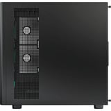 Montech XR Wood midi tower behuizing Zwart | 1x USB-A | 1x USB-C | RGB | Window