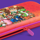 PowerA Dunne beschermhoes voor Nintendo Switch 2 - Mario en vrienden tas Zwart/geel