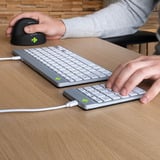 R-Go Tools Break ergonomisch toetsenbord Numpad Wit, USB-C