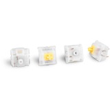 Sharkoon Gateron Cap V2 Milky-Yellow Switch-Set keyboard switches Geel/transparant, 35 stuks