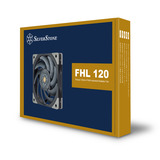SilverStone FHL120 case fan Zwart, 120 x 120 x 25 mm, PWM