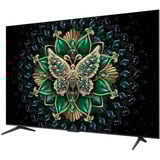 TCL QD-MiniLED TV 55MQLED75K 55" Ultra HD QLED Zwart, 4x HDMI, 1x USB-A, CI, Optisch, Bluetooth, LAN, WLAN, HDR10+