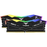 Team Group 32 GB DDR5-5600 Kit werkgeheugen Zwart, FF3D532G5600HC36BDC0, Delta RGB, XMP 3.0
