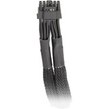 Thermaltake Sleeved PCIe Gen 5 Splitter kabel Zwart, 60cm