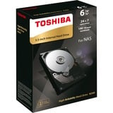 Toshiba N300 6 TB harde schijf HDWG460UZSVA, SATA/600, 24/7, Bulk