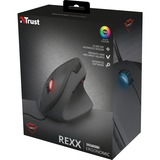 Trust GXT 144 Rexx Ergonomic Vertical Gaming Mouse Zwart, RGB led, 250 - 10000 dpi