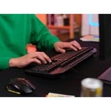 Trust GXT 836 Evocx RGB gaming toetsenbord Zwart, US lay-out (QWERTY), Membraan, 100%, RGB
