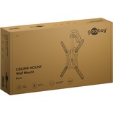 goobay Ceiling TV Mount Basic (M), 23 tot 55 inch plafondhouder Zwart
