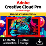 Adobe Adobe Creative Cloud Pro  - 12M/1device software 