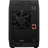 Asustor Drivestor 2 Pro Gen2 incl. 2x Red Plus 4 TB harde schijf nas Zwart, 2.5Gb-LAN, 3x USB-A