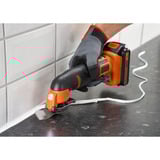 BLACK+DECKER 18V Schroefklopboormachine + 18V Oscillerende Multitool Bundel Zwart/oranje