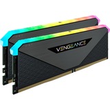 Corsair 16 GB DDR4-4000 Kit werkgeheugen Zwart, CMN16GX4M2Z4000C18, Vengeance RGB RT, XMP 2.0