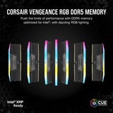 Corsair 32 GB DDR5-6000 Kit werkgeheugen Zwart, CMH32GX5M2E6000C36, Vengeance RGB, XMP
