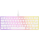 Corsair K65 RGB MINI 60% Mechanisch gaming toetsenbord Wit, US lay-out, Cherry MX Red, RGB leds, 60%, PBT Double Shot