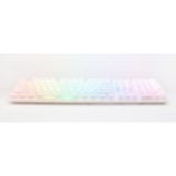 Ducky One 3 Aura White RGB mechanisch toetsenbord Wit, US lay-out (QWERTY), Cherry MX Red, 100%, ABS Double Shot, hot swap