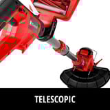 EINHELL GE-CT 18/25 Li-Solo Accu Grastrimmer Rood/zwart, Accu en oplader niet inbegrepen