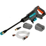 GARDENA AquaClean 24/18 V P4A solo drukreiniger Grijs/turquoise, 14800-55, Accu niet inbegrepen