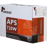Inter-Tech Argus APS-720 720 watt voeding  Zwart, 2x PCIe, 2x PCIe