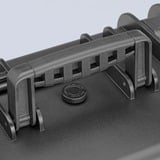 KNIPEX Gereedschapskoffer "Robust45 Move" gereedschapskist Zwart