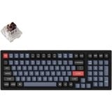 Keychron K4 Pro-H3, toetsenbord Zwart, US lay-out, Keychron K Pro Brown, RGB leds, hot swap, 96%, Double-shot PBT, Bluetooth 5.1