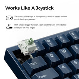 Keychron Q16 HE 8K Magnetic Switch Keyboard Lichtgroen, US lay-out (QWERTY), Keychron Ultra-Fast Lime, 65%, RGB, Hot swap, 8K