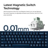 Keychron Q16 HE 8K Magnetic Switch Keyboard, toetsenbord Lichtgroen, US lay-out, Keychron Ultra-Fast Lime, 65%, RGB, Hot swap, 8K