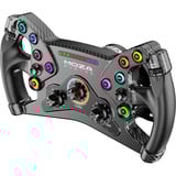 MOZA KS stuurwiel + R9 V3 stuurbasis + SR-P pedal set (Throttle + Brake) Bundel Zwart, Basis, stuur en pedalen
