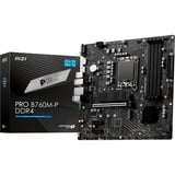MSI PRO B760M-P DDR4 socket 1700 moederbord RAID, Gb-LAN, Sound, µATX