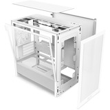 NZXT NZXT H3 Flow (2025) All White midi tower behuizing Wit (mat) | 1x USB-A | 1x USB-C | Window