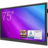 Optoma 3751RK 75" 4K Ultra HD Public Display Zwart, Ultra HD 4K, DisplayPort, HDMI, USB, Audio, Touchscreen, Android
