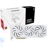 PowerColor Radeon RX 9070 XT Hellhound Spectral White 16GB GDDR6 grafische kaart Wit, RDNA4, GDDR6, 3x DisplayPort, 1x HDMI