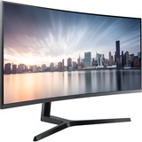 SAMSUNG LC34H890WGRXEN 34" Curved UltraWide Gaming Monitor Zilver, HDMI, DisplayPort, 2x USB-A 2.0, 2x USB-A 3.2 (5 Gbit/s), USB-C