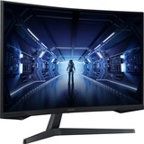 SAMSUNG Odyssey G5 C27G55TQBU 27" Curved Gaming Monitor Zwart, 1x HMDI, 1x DisplayPort, 144 Hz