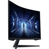 SAMSUNG Odyssey G5 C27G55TQBU 27" Curved Gaming Monitor Zwart, 1x HMDI, 1x DisplayPort, 144 Hz