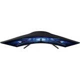 SAMSUNG Odyssey G5 C27G55TQBU 27" Curved Gaming Monitor Zwart, 1x HMDI, 1x DisplayPort, 144 Hz