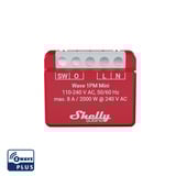 Shelly Wave 1PM Mini LR (EU) relais Rood, Z-Wave