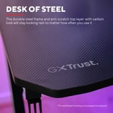 Trust GXT 700 Omnius - Gaming Bureau gaming desk Zwart, 120x60 cm
