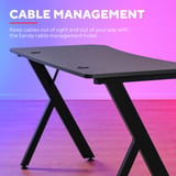 Trust GXT 700 Omnius - Gaming Bureau gaming desk Zwart, 120x60 cm