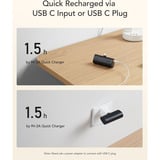 VEGER PlugOn (W0556/V0556) 5000mAh powerbank Zwart, PD 22,5W, QC 3.0, 3A, USB-C